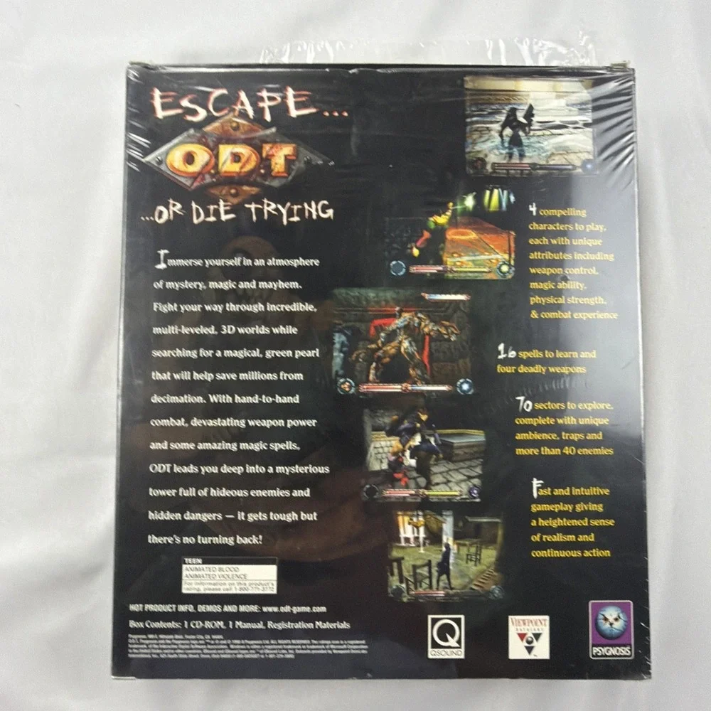 ODT: Escape... Or Die Trying, 1998, Big Box